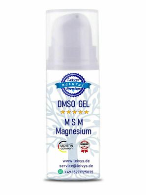 Leivys DMSO GEL - Salbe mit MSM Magnesiumchlorid