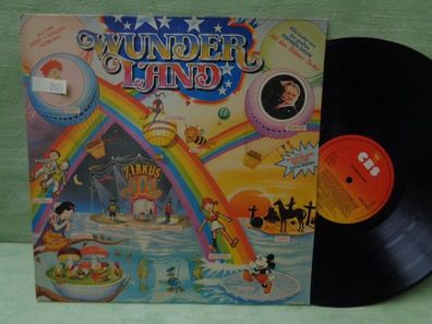 LP CBS 25609 Wunderland Lieder Donald Duck Winnetou Pippi Langstrumpf Hötzenplotz...