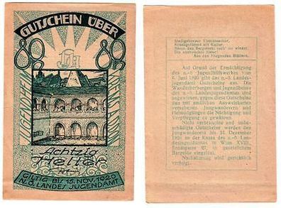 80 Heller Banknote Jugendheim Krems an der Donau Österreich 1920 (105260)