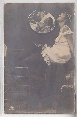 66587 Erotik Ak "Paar in erotischer Pose" um 1910