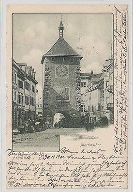 66525 Ak Freiburg im Breisgau Martinsthor 1900