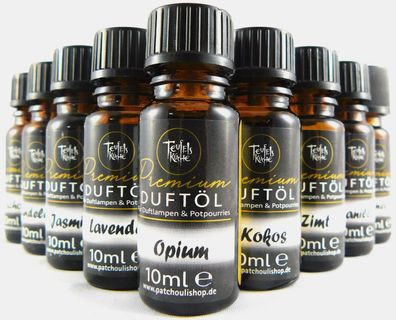 Duftöl original Teufelsküche Premium Duftöle Opium Patchouli Sandelholz Zimt uvm
