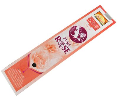 Räucherstäbchen Pure Rose von Parimal Sacred Scents Premium Masala Sticks 28g