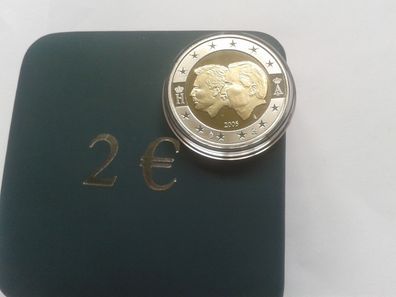 2 euro 2005 PP Belgien Währungsunion in Schatulle ohne Zertifikat
