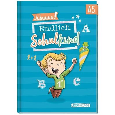 Häfft - Endlich Schulkind / A5 / Lernfreunde zur Einschulung / Blau