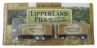 100 Jahre LKW Tradition Nr.01 - LipperLand Pils - Scania Topliner - Hängerzug