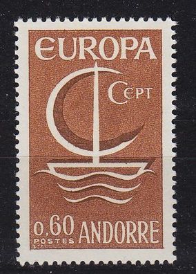 Andorra Französisch [1966] MiNr 0198 ( * * / mnh ) CEPT