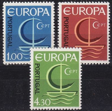 Portugal [1966] MiNr 1012-14 ( * * / mnh ) CEPT