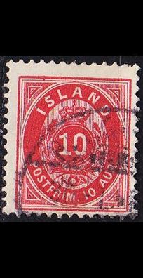 ISLAND Iceland [1876] MiNr 0008 B ( O/ used )