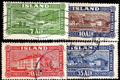 ISLAND Iceland [1925] MiNr 0114-18 ( O/ used )