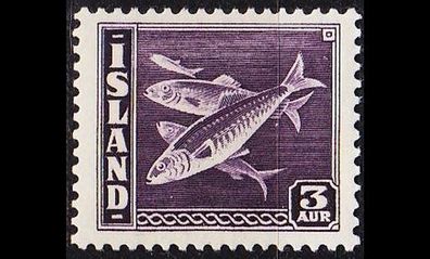 ISLAND Iceland [1939] MiNr 0209 B ( * / mh ) Tiere