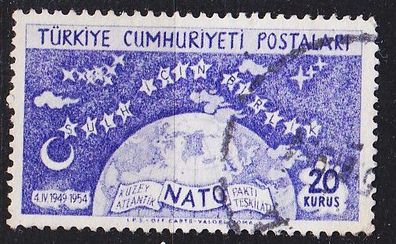 TÜRKEI TURKEY [1954] MiNr 1389 ( O/ used ) NATO