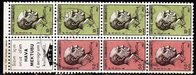 TÜRKEI TURKEY [1967] MiNr 2051-52 ex H-Blatt ( O/ used ) [01]