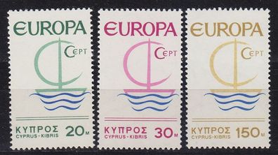ZYPERN CYPRUS [1966] MiNr 0270-72 ( * * / mnh ) CEPT