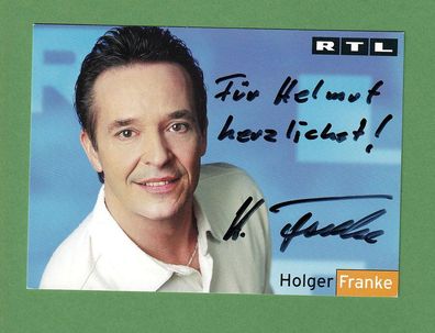 Holger Franke ( deutscher Schauspieler ) - persönlich signiert