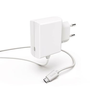 Hama Micro-USB fast charging schnell Ladegerät 6W / 1,2A Ladekabel Weiß Neu