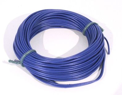 Schneider 5013 Qualitäts-Litze, Kabel blau 10 m 0,14mm² (1m=0,17€)