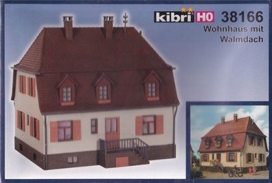 Kibri H0 38166 Bausatz Wohnhaus mit Walmdach - OVP NEU