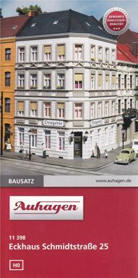 Auhagen H0 11398 Bausatz Eckhaus Schmidtstrasse 25 - OVP NEU