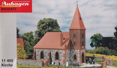 Auhagen H0 11405 Bausatz Dorf-Kirche - OVP NEU