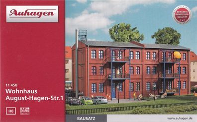 Auhagen H0 11450 Bausatz Wohnhaus August-Hagen-Str. - OVP NEU