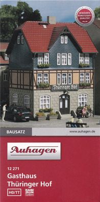 Auhagen H0 / TT 12 Bausatz Gasthaus Thüringer Hof - OVP NEU
