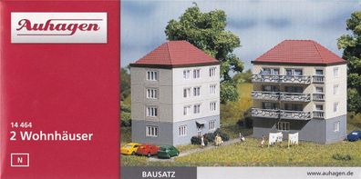 Auhagen N 14464 Bausatz 2 Wohnhäuser - OVP NEU