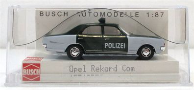 Spur H0 1/87 Busch 42051 PKW Opel Commodore Polizei 1969 (56/09)