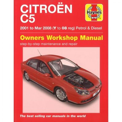 Citroen C5 2001-03.2008 Benziner Benzin Diesel Reparaturanleitung Haynes