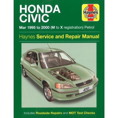 Honda Civic März 1995-2000 Benzin Benziner Petrol Reparaturanleitung Haynes