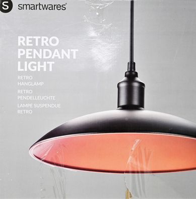 Smartwares IP-003-B A + + to E, Hängelampe/ Industrielampe, Metall, Lampe