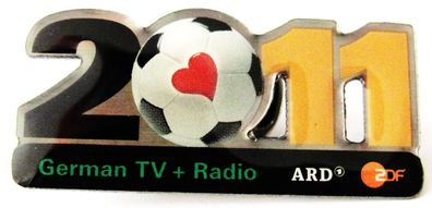 ARD & ZDF - German TV + Radio 2011 - Pin 34 x 15 mm