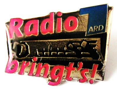 ARD - Radio bringt´s - Pin 25 x 22 mm