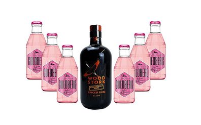 Wood Stork Rum 0,5L (40%Vol) + 6 x Goldberg Indian Hibiscus Tonic Water 0,2l ME