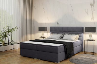 Boxspringbett Schlafzimmerbett PRATO 100x200cm in div. Farbvarianten