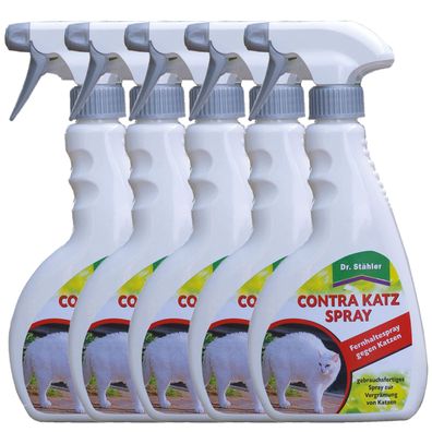 5 x DR. Stähler Contra Katz Spray, 500 ml