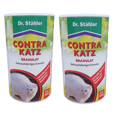 2 x DR. Stähler Contra Katz Granulat, 250 g