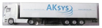 Aksys Nr. - Driven by Innovation - MB Actros - Sattelzug mit Spiegeln