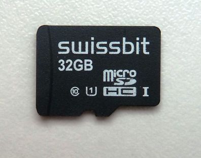 NEU: 32 GB Swissbit Industrial microSDHC class 10 S-450u Series UHS-I MLC 32GB