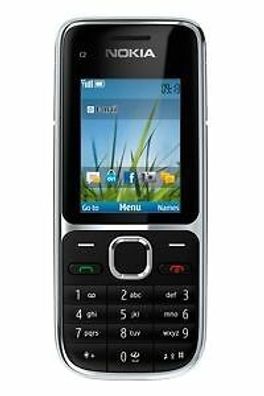 Nokia C2-01 !!NEU!! Schwarz / 3,2 MP / Ohne Simlock / 12 Mon. Gewährleistung