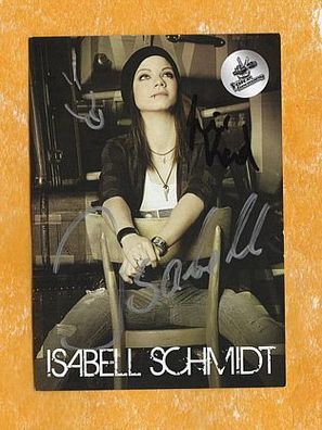 Isabell Schmidt - persönlich signiert
