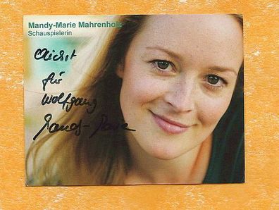 Mandy-Marie Mahrenholz - persönlich signiert