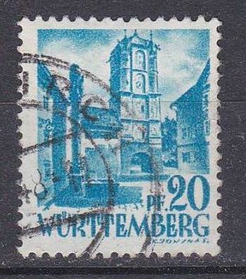 Fr. Württemb. 1947, Nr. 7 gest. MW 1,60€