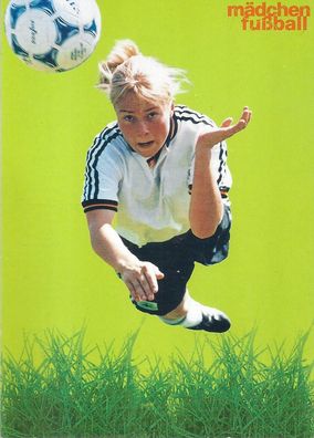 Postkarte: Mädchenfußball