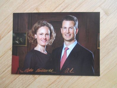 Erbprinz Alois und Erbprinzessin Sophie von und zu Liechtenstein - Autogramme!!!