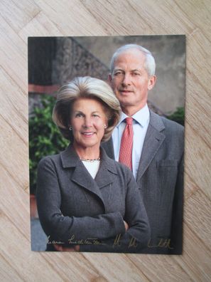 Fürst Hans-Adam & Fürstin Marie von und zu Liechtenstein - Autogramme!!!