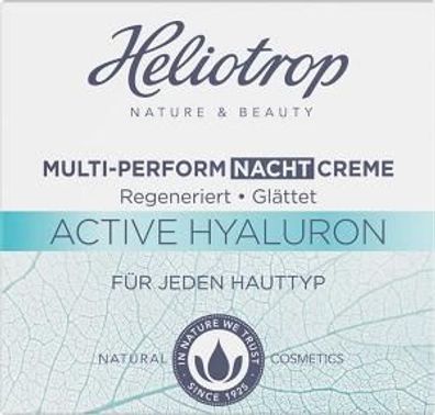 Heliotrop Active Hyaluron Multi-Perform Nachtcreme - 50 ml