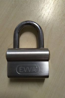 EVVA EPS Vorhängeschlösser Hangschloss H24 oder H30 mit Sicherungskarte, 2 Schlüssel