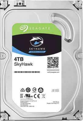 Seagate SkyHawk 4TB interne HDD bis zu 64 Kameras 3.5Zoll 64MB Cache SATA 6Gb/ s FFP