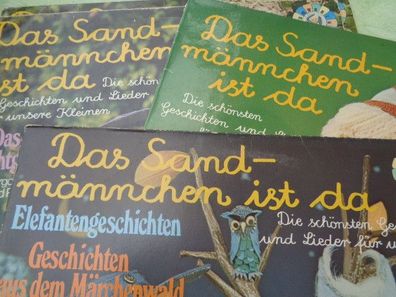 LP ariola Das Sandmännchen ist da Elefanten Märchen Walddoktort Briefträger